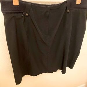 Chico’s Zenergy Skirt Wide Elastic Black Size 2